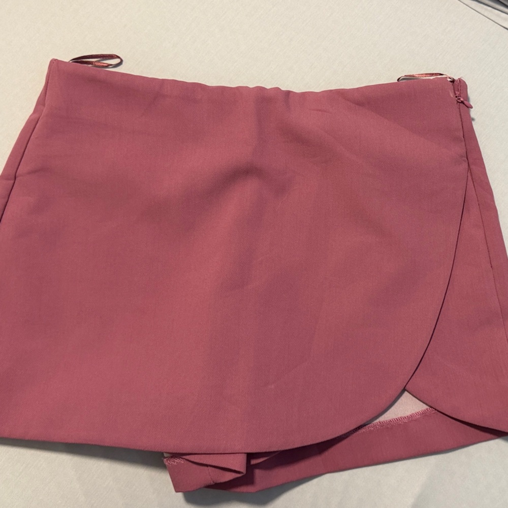 Mauve Asymmetrical Skort